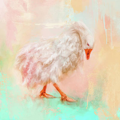 White Goose Painting
